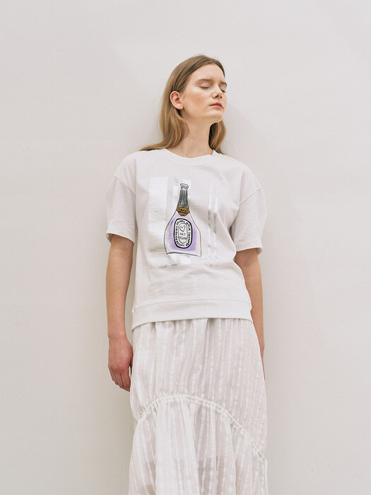 Antique Bottle Printed T-Shirt