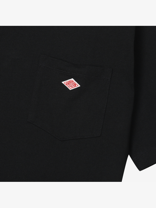 Round Pocket T-Shirts Solid (BLK)(ADTU2119041-BLK)