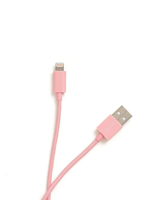 power trip chaging cord - pink _152cm