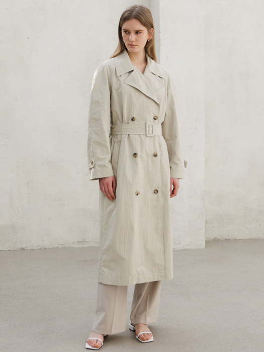 Neue Double Trench Coat (Khaki Beige)