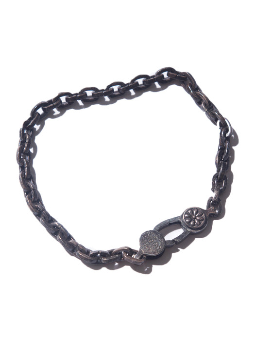 DAMP X AIDAN AD6 SILVER CHAIN BRACELET