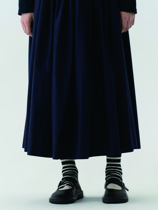 Via Shirring full skirt