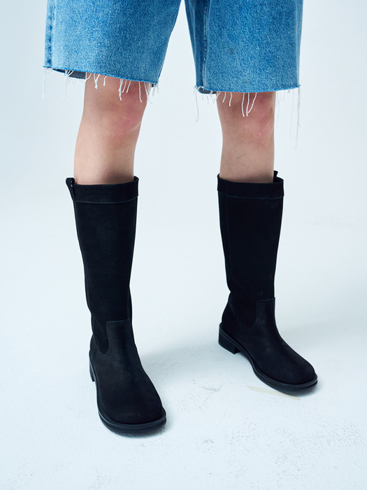 Homs long boots(Black)