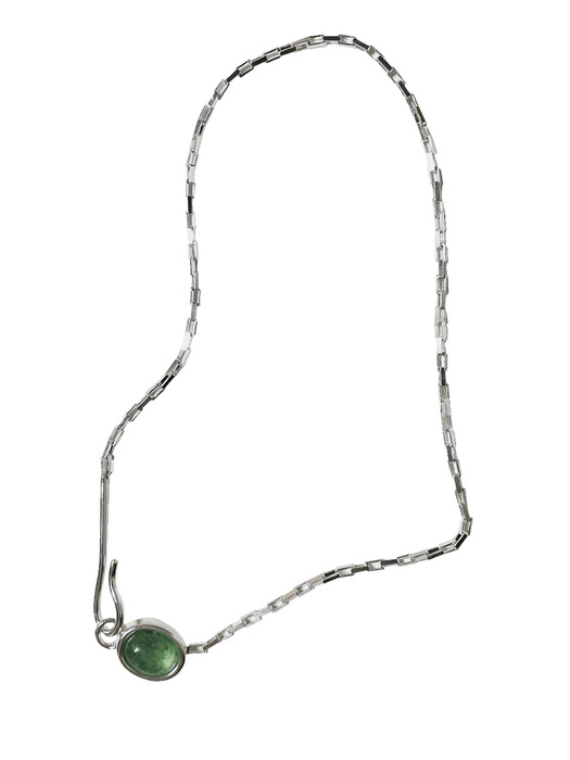 Stone hook necklace