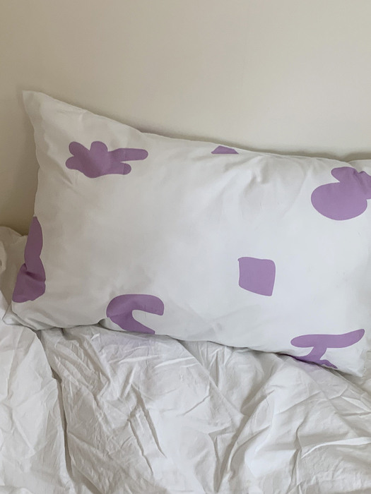 candy violet pillow