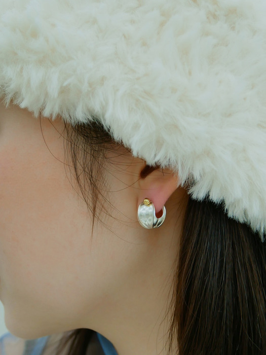 flower bud earring