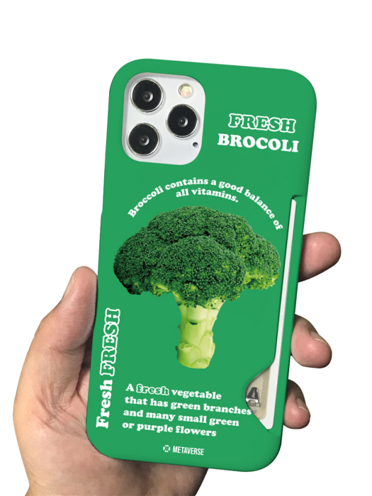 메타버스 슬림카드 케이스 - 프레시 브로콜리(Fresh Brocoli)
