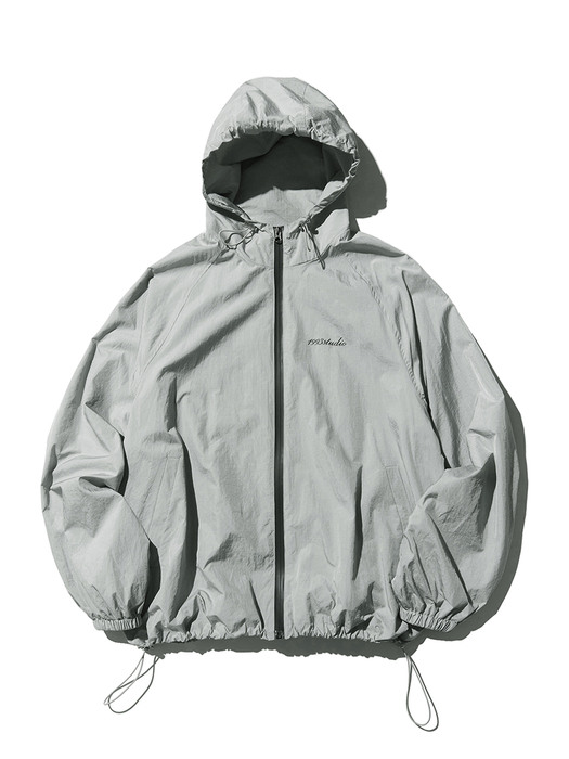 SMALL LOGO WINDBREAKER_LIGHT GRAY