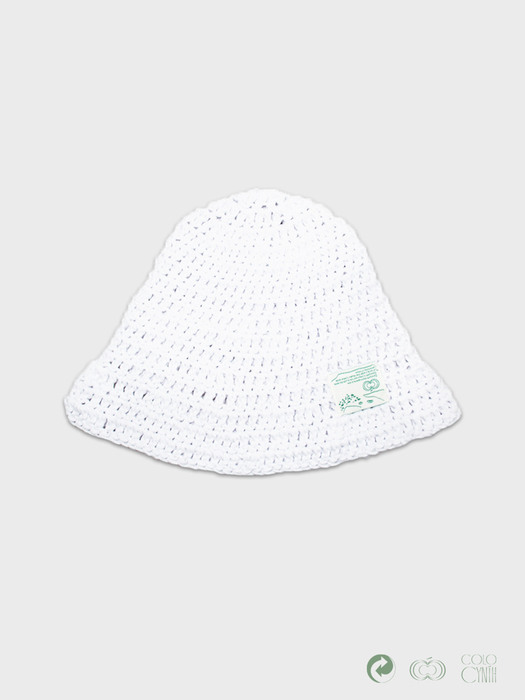Como Recycle Hat White