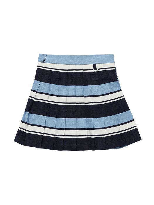 Rhea Skirt_Stripe Navy