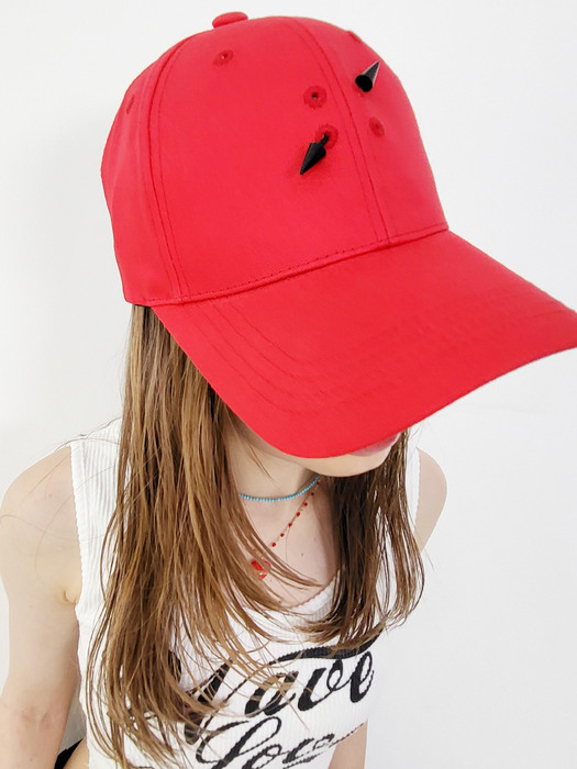 Holy Simple Ball Cap_red