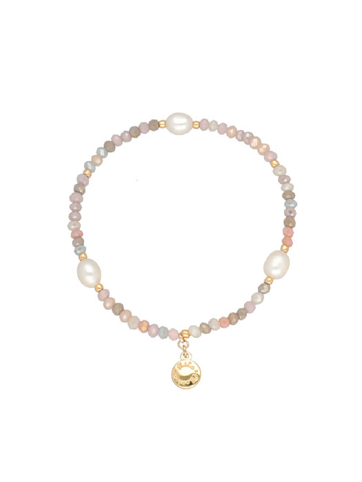 Maple Bead Pearl Bracelet
