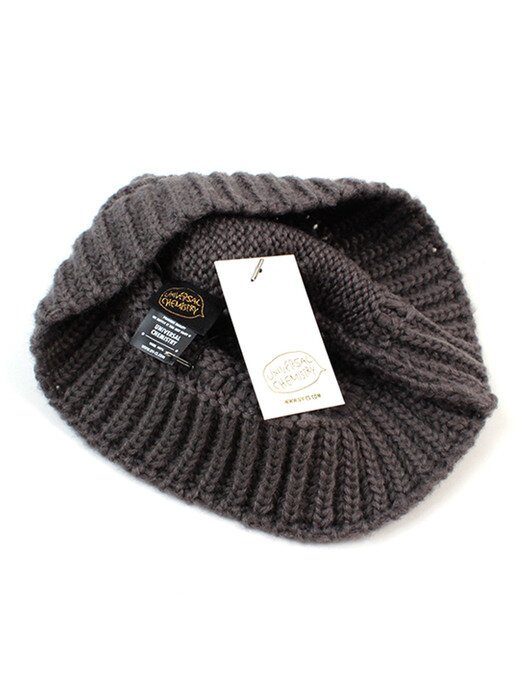 Wool Gray Knit Drop Bucket Hat 니트버킷햇