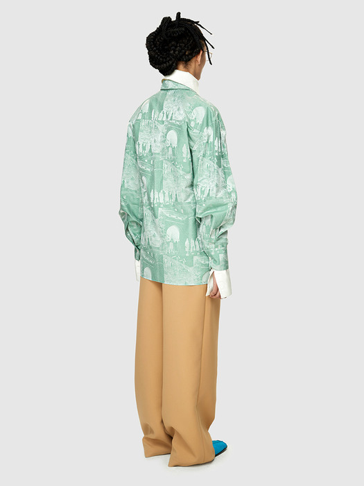 22FW JACQUARD SHIRT - GREEN