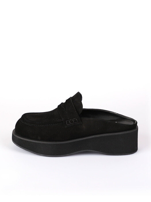 Mobydick Loafer 5cm _ Black Suede