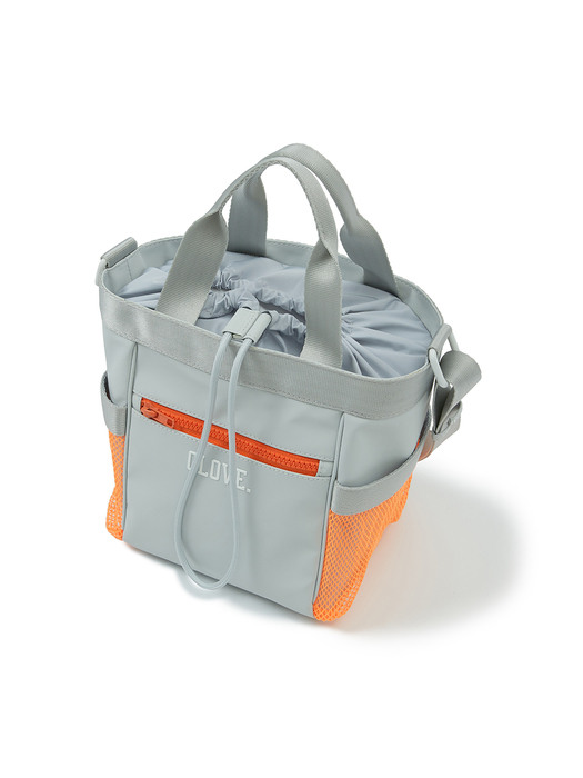 String Shoulder Bag (Light Grey)