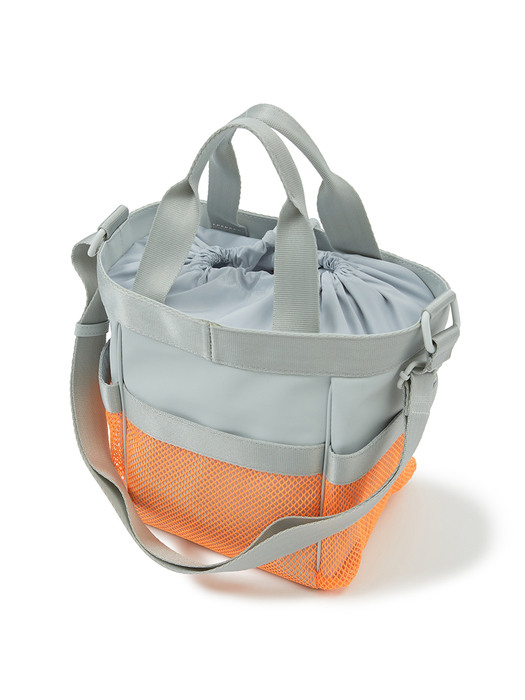 String Shoulder Bag (Light Grey)