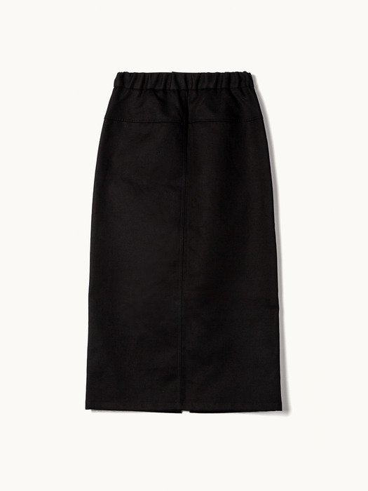 [리퍼브]Front slit midi skirt