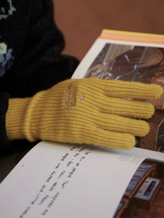 Winter Monday Glove Yellow
