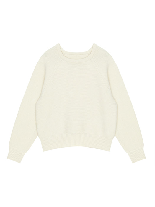 [EXCLUSIVE] Kinder round pullover (Ivory)