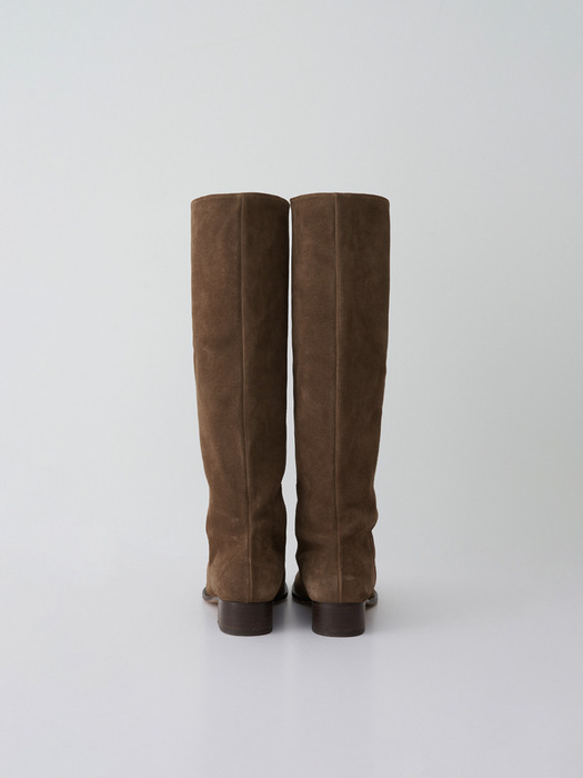 suede boots (brown suede)