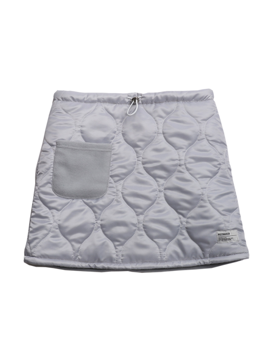 QUILTING SKIRT (GREY)