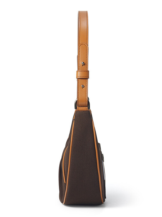 LE AREVEY BABY HOBO BAG[BROWN]