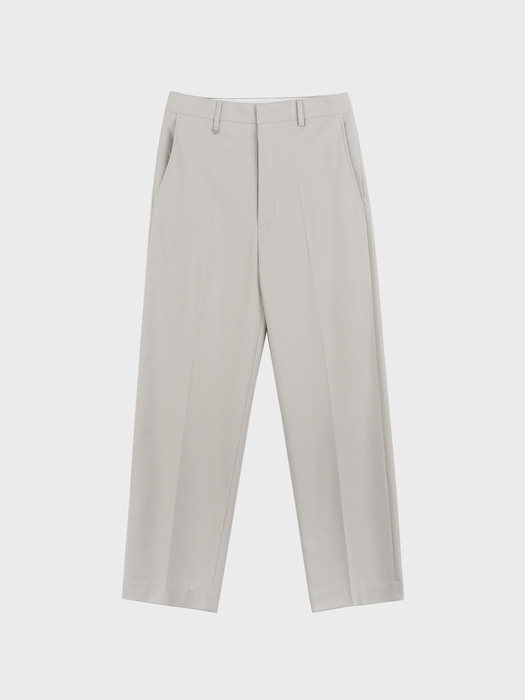 RELAXED STRAIGHT FIT SLACKS_IVORY