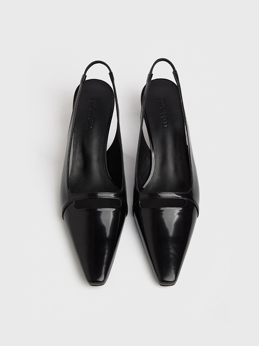 CARA sling-back pumps_box black