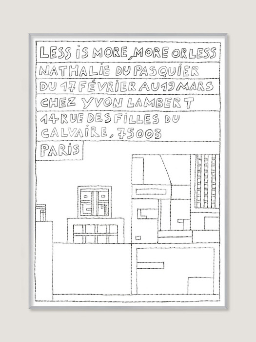 [나탈리 뒤 파스퀴에] LESS IS MORE, MORE OR LESS 33 x 46 cm