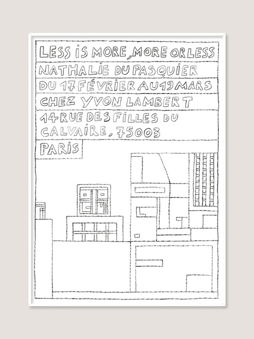 [나탈리 뒤 파스퀴에] LESS IS MORE, MORE OR LESS 33 x 46 cm