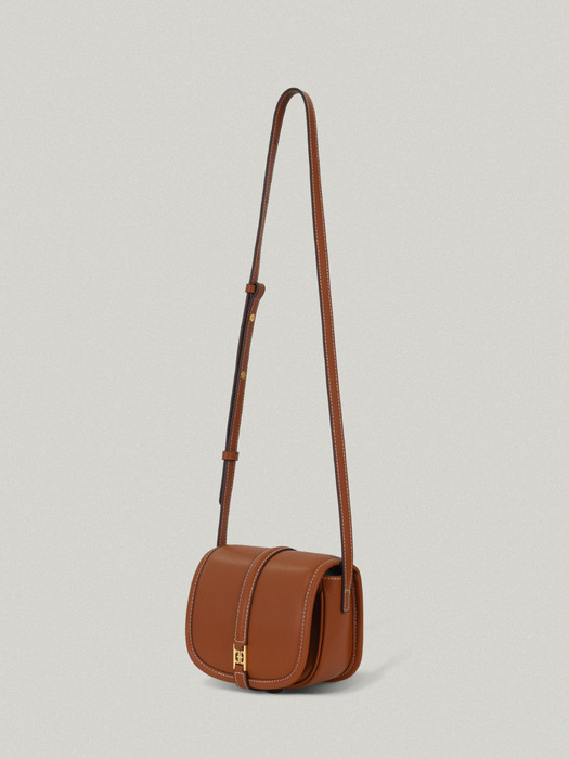 CLASSIC LOGO MINI POCHE BAG [BROWN - STITCH]