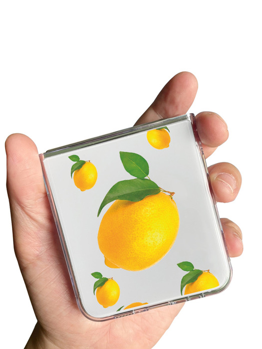 메타버스 갤럭시 Z플립5 슬림클리어 케이스 - 레몬
