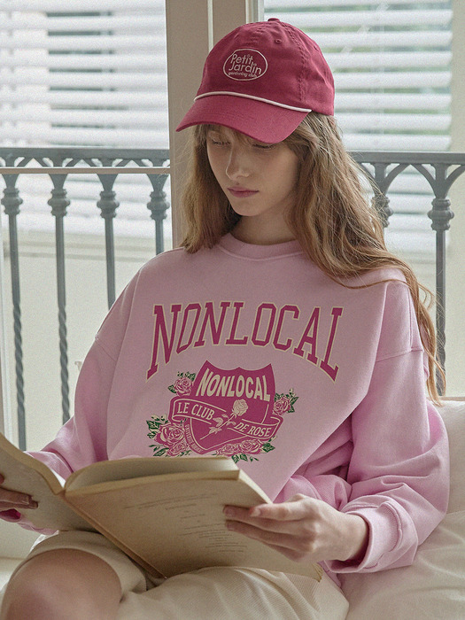 Rose Club Sweatshirt - Pink