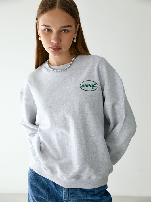 niddle sweatshirts_melange grey