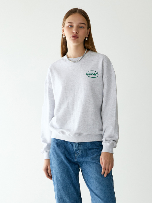 niddle sweatshirts_melange grey