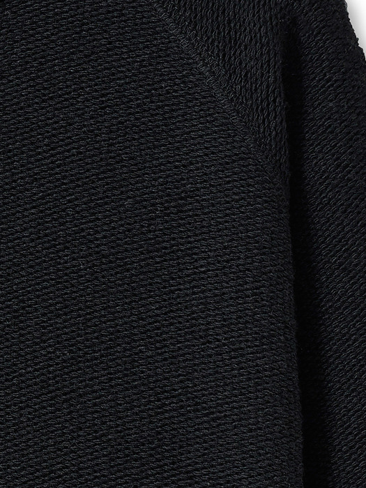 루프 루즈핏 울 스웨터 (블랙)