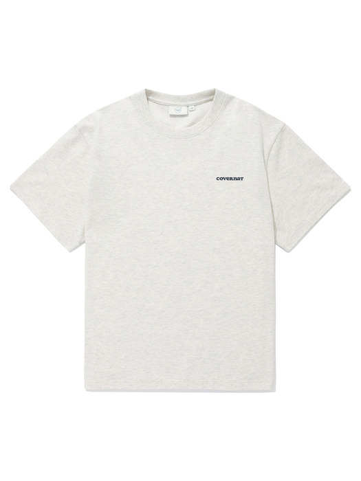 우먼 에센셜 2-PACK 티셔츠 오트밀+소프트 핑크