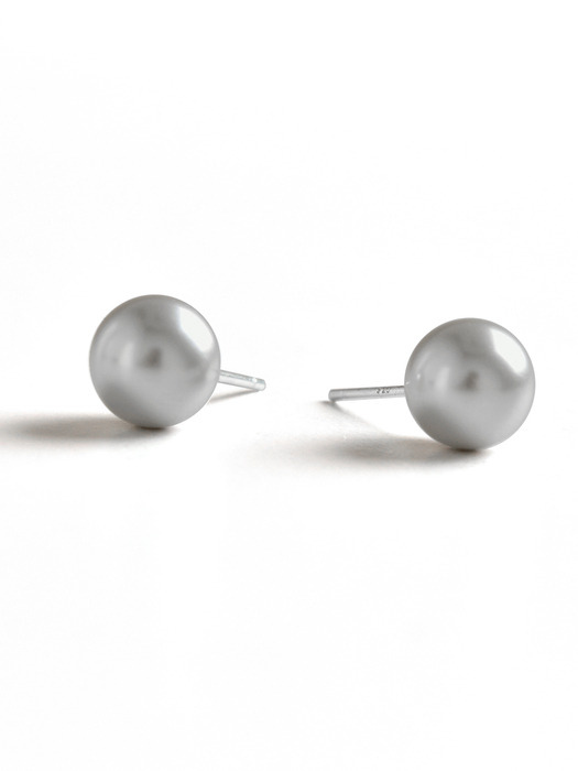 [Silver925] WE019 Crystal pearl earring