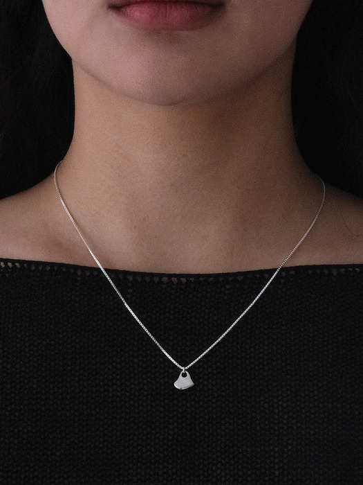 Cloudy Heart Necklace (silver925)