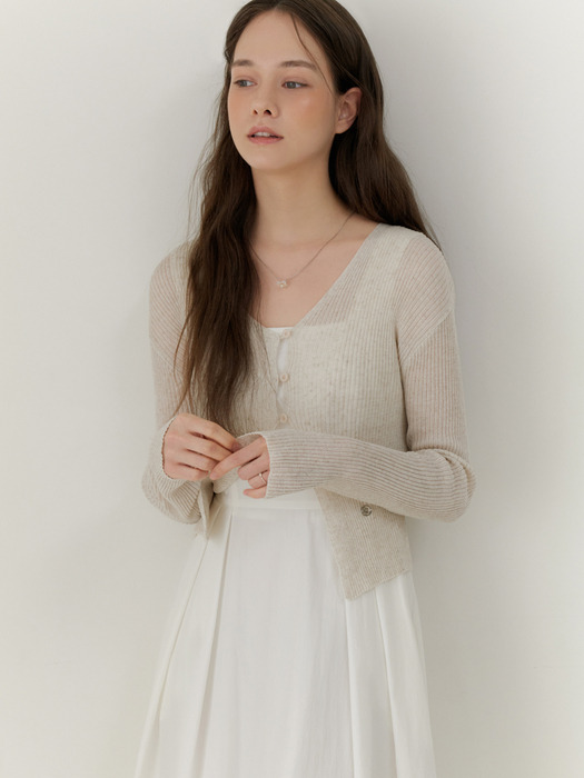 [단독]Linen 3 button cardigan 4color