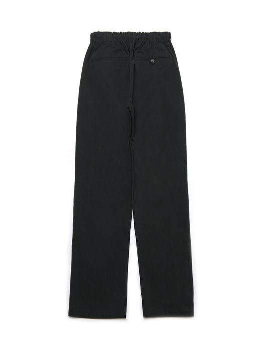 minimal solid pants_black