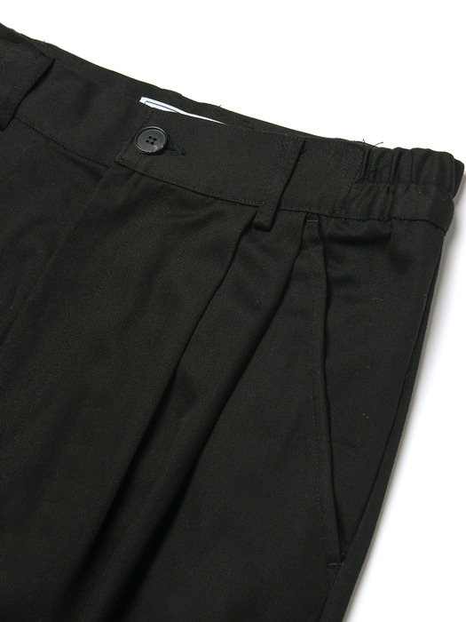 minimal solid pants_black