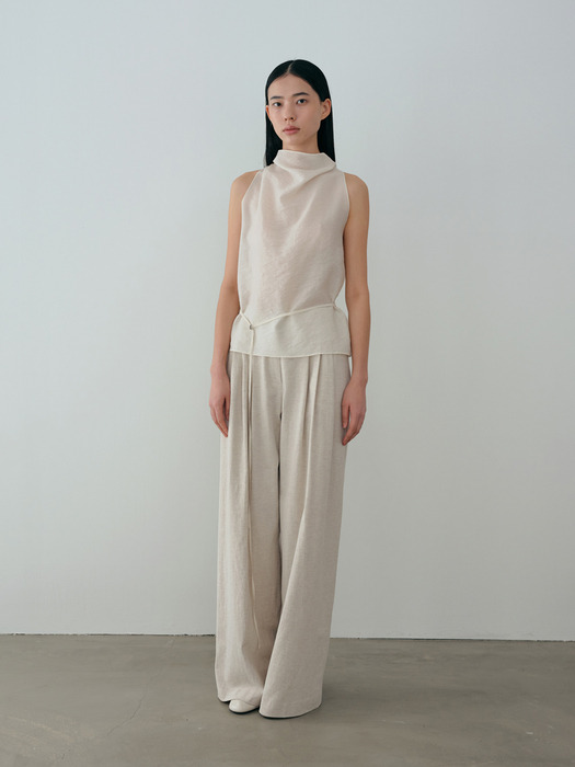 cowl sleeveless (ivory)