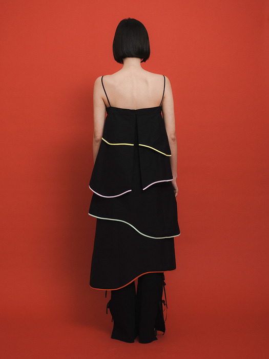 DANA Strappy Dress-Black