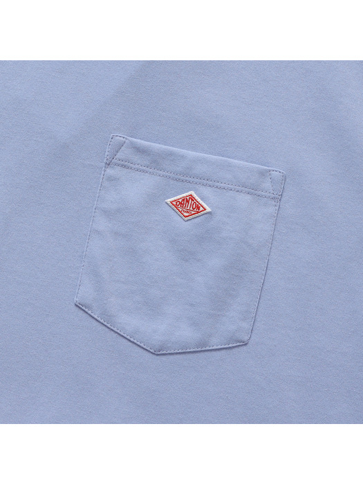[본사정품] 단톤 남성 포켓 티셔츠 (BLU)(ADTM2410198-BLU)