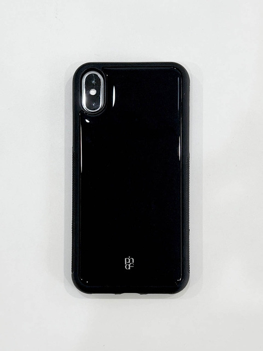 Black epoxy phone case