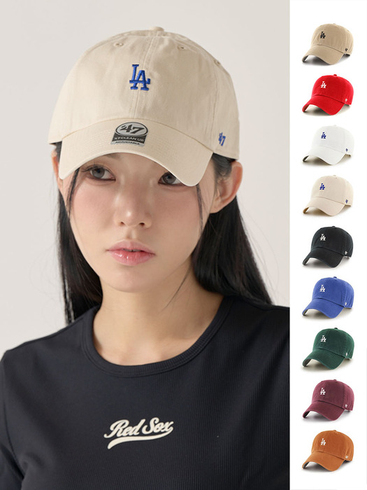 MLB모자 47브랜드 LA다저스 스몰로고 볼캡