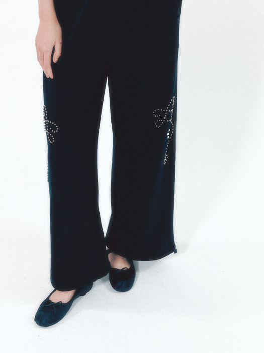 Pearl Track Pants Black