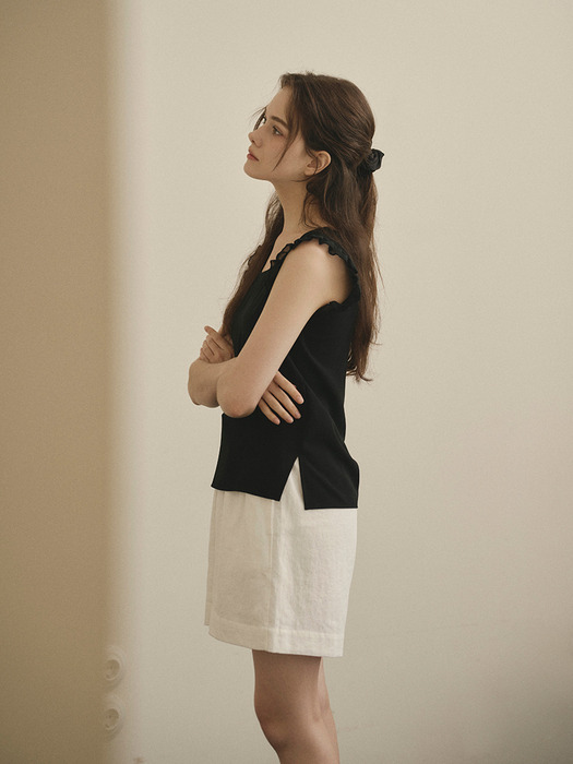 [KELSEY] bending linen shorts_3 colors